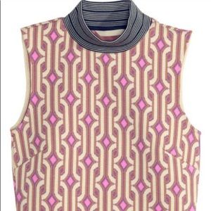 H&M Jacquard patterned tank top, size 4